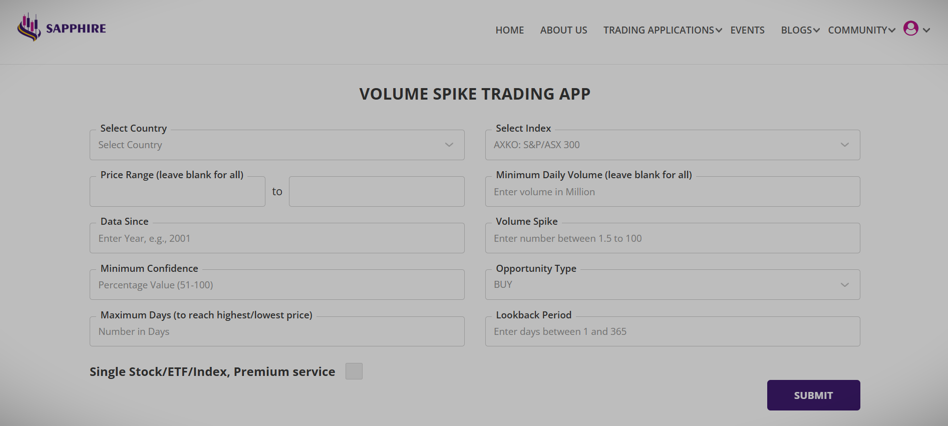 volume spike trading, volume spike app, swing trading, stock trading
